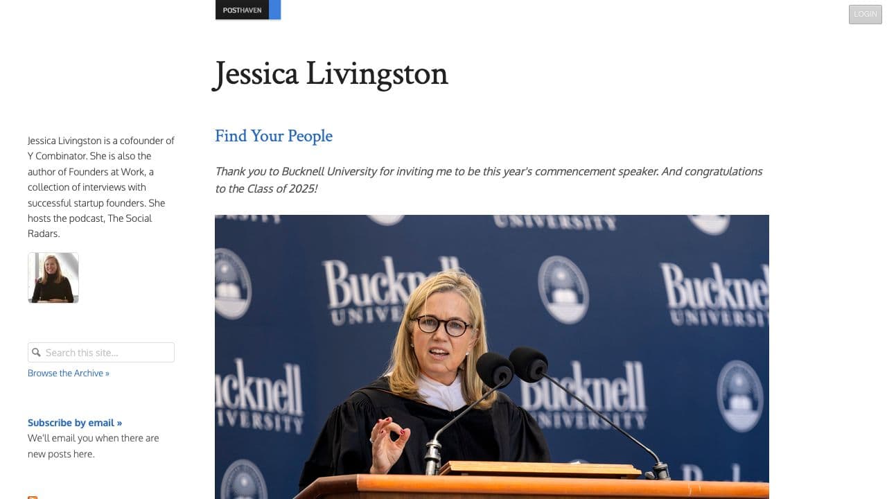 Who Is Jessica Livingston and Why Is She So Influential?